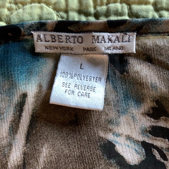 Elegant Alberto Makali Sheer Blouse * large - Picture 12 of 16
